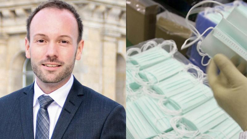 Nghị sĩ Nikolas Löbel (Đức) bị tố đã kiếm được 250.000 Euro từ việc môi giới các hợp đồng mua khẩu trang Trung Quốc Nghị sĩ Nikolas Löbel (Đức) bị tố đã kiếm được 250.000 Euro từ việc môi giới các hợp đồng mua khẩu trang Trung Quốc