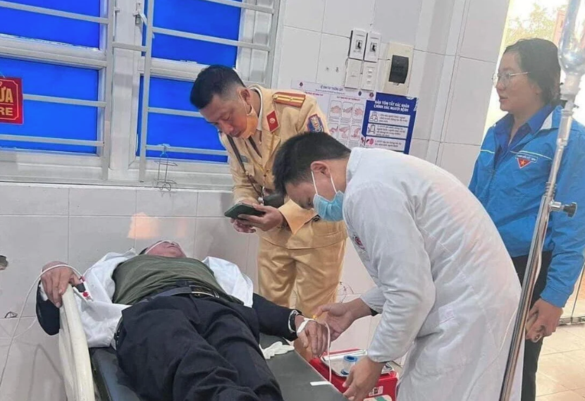 Được cấp cứu kịp thời nên ông N. đã qua cơn nguy kịch