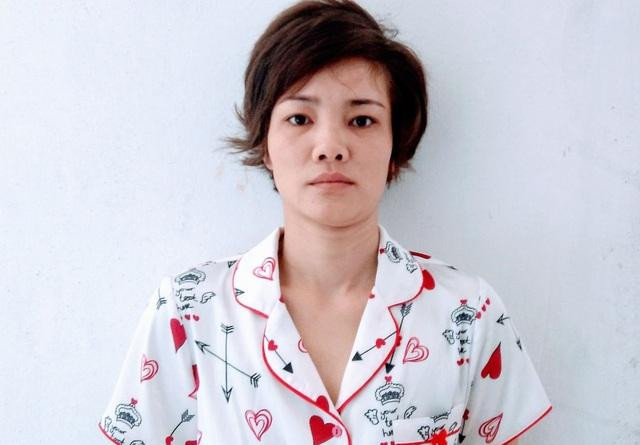 Đối tượng Vi Thị Thương tại cơ quan công an