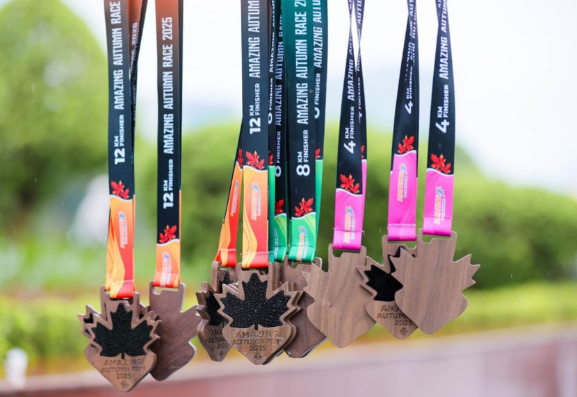 Huy chương bằng gỗ rất đẹp đón đợi các VĐV hoàn tất cự ly chạy Huy chương bằng gỗ rất đẹp đón đợi các VĐV hoàn tất cự ly chạy