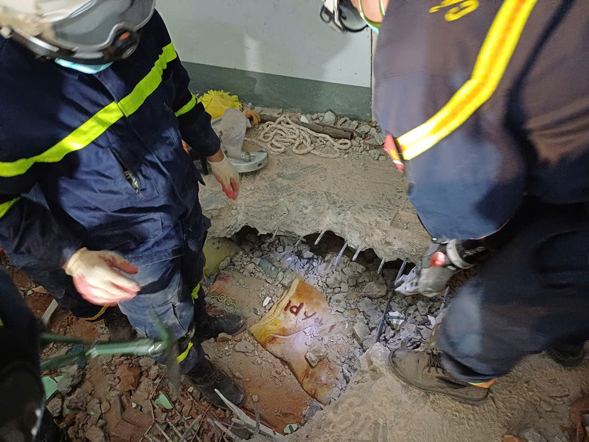 Tổ công tác của CATP Hà Nội nỗ lực giải cứu người bị nạn tại Thủ đô Naypyitaw, Myanmar