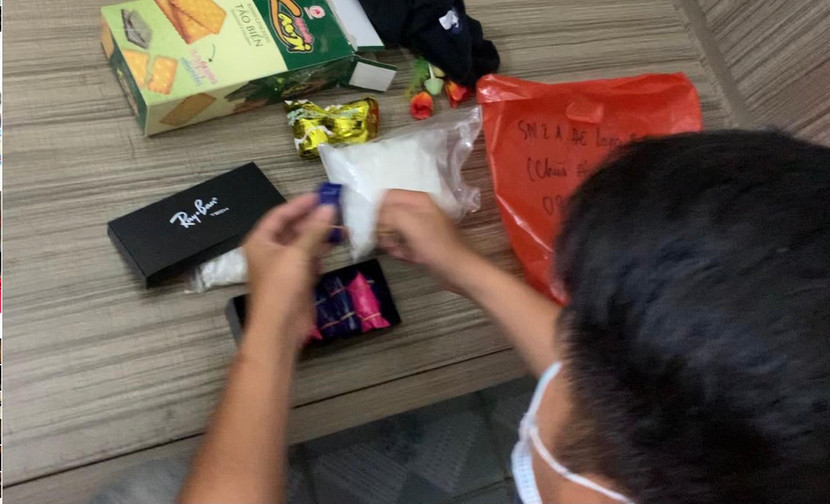 Tổng số lượng ma tuý thu được tại nhà trọ của hai đối tượng là hơn 1,3kg