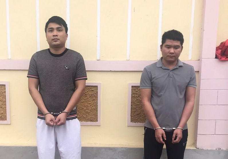 Nguyễn Hữu Tuân và Phạm Thành Chung tại cơ quan công an (ảnh: CACC) Nguyễn Hữu Tuân và Phạm Thành Chung tại cơ quan công an (ảnh: CACC)