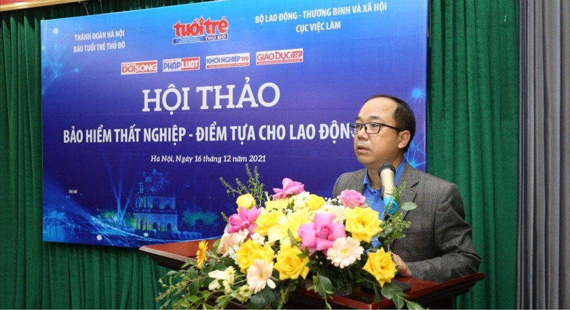 Ông Nguyễn Mạnh Hưng, Tổng Biên tập Báo Tuổi trẻ Thủ đô phát biểu khai mạc Hội thảo trực tuyến: Bảo hiểm thất nghiệp - Điểm tựa cho lao động trẻ Ông Nguyễn Mạnh Hưng, Tổng Biên tập Báo Tuổi trẻ Thủ đô phát biểu khai mạc Hội thảo trực tuyến: Bảo hiểm thất nghiệp - Điểm tựa cho lao động trẻ