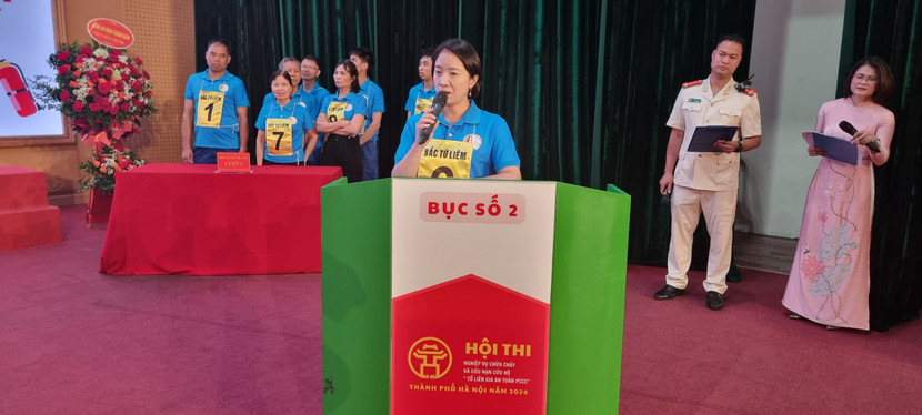 Tham gia hội thi gồm 30 tổ liên gia xuất sắc của 30 quận, huyện, thị xã