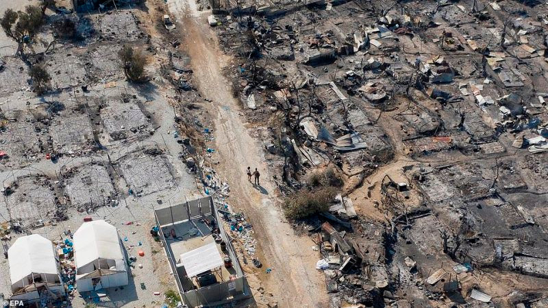 Tuy nhiên, sự hỗn loạn sau vụ hỏa hoạn đã khiến các nhà chức trách mất dấu 35 người có kết quả xét nghiệm dương tính với Covid-19, làm tăng thêm lo ngại về sự bùng phát đại dịch này trong cộng đồng người tị nạn khi mà họ buộc phải sống đông đúc trong không gian hẹp và điều kiện vệ sinh thiếu thốn. Nếu đại dịch bùng phát nơi đây, rất có thể thế giới sẽ phải đối mặt với 1 cuộc khủng hoảng nhân đạo chưa từng có.