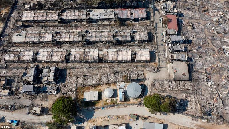 Nơi đây cũng đang bị phong tỏa vì đại dịch Covid-19 sau khi nhà chức trách xác nhận một người tị nạn có kết quả xét nghiệm dương tính với virus SARS-CoV-2. Số ca nhiễm sau đó đã lên tới 35.