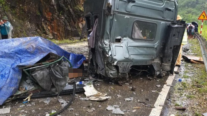 Hiện trường xảy ra vụ tai nạn (Nguồn: Zing)