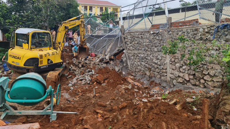 Hiện trường vụ việc (Ảnh: Dân trí)