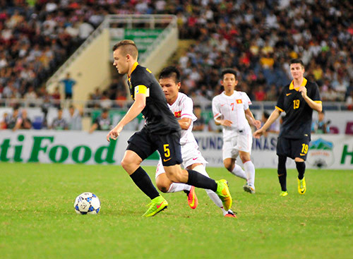 U19 Australia cũng có cơ hội nhưng không tận dụng thành công. Ảnh: SN