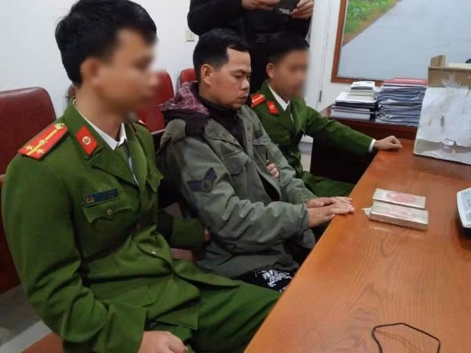 Hoàng Nghĩa Lâm và tang vật