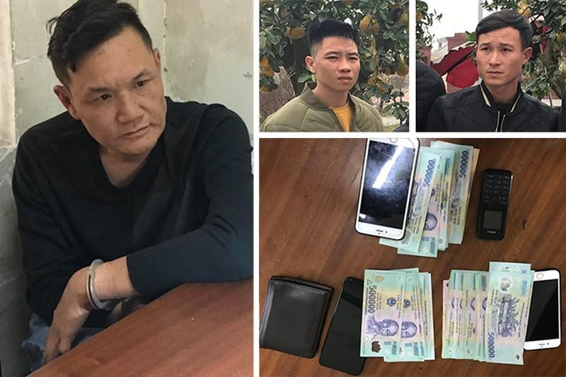 Lê Viết Dũng (ngoài cùng bên trái) cùng các đối tượng liên quan (ảnh CAND) Lê Viết Dũng (ngoài cùng bên trái) cùng các đối tượng liên quan (ảnh CAND)