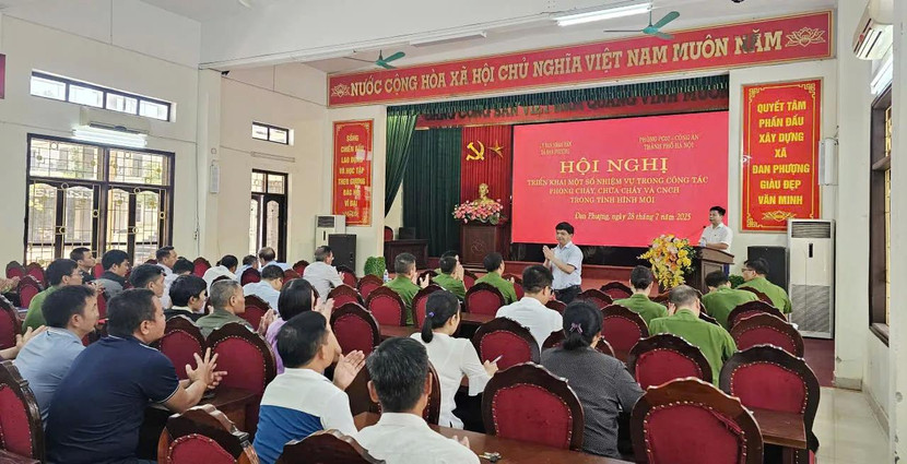 Quang cảnh hội nghị tại xã Đan Phượng