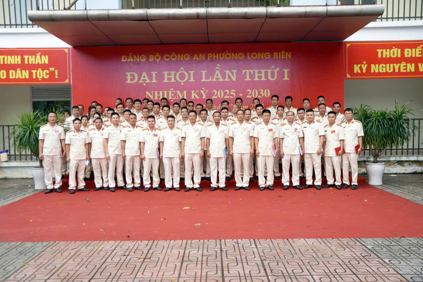 Với nỗ lực mới, quyết tâm mới, Đảng bộ Công an phường Long Biên quyết tâm hoàn thành xuất sắc mọi nhiệm vụ được giao