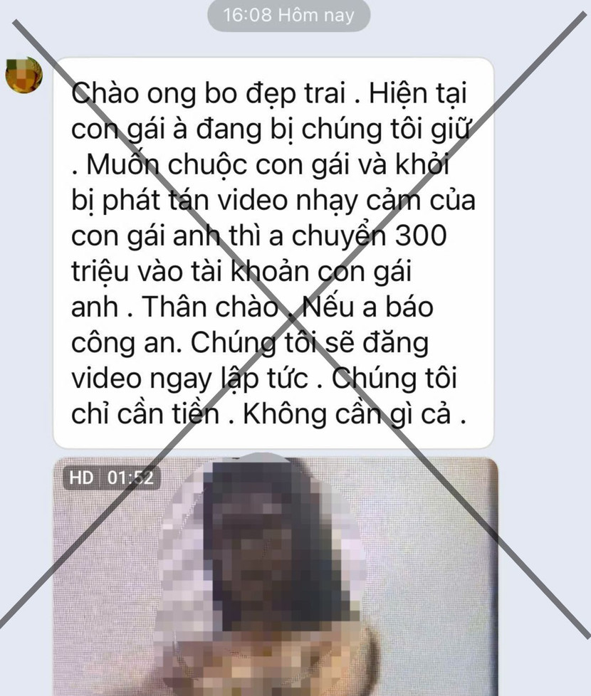 Nữ sinh bị "bắt cóc online" và những tin nhắn tống tiền bị CAP Việt Hưng làm rõ