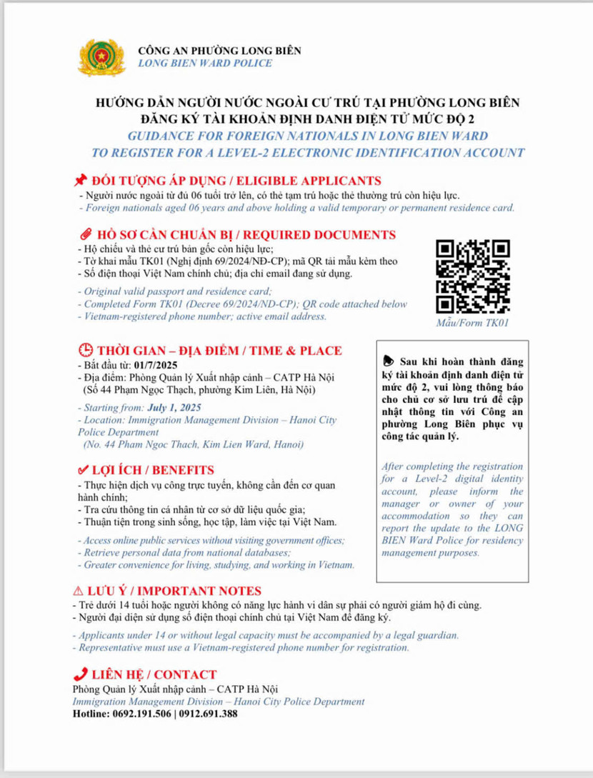 Hướng dẫn được phiên dịch song ngữ