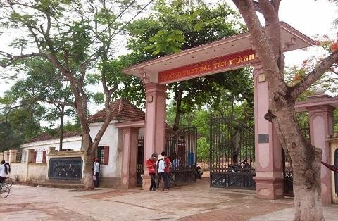 Trường THPT Bắc Yên Thành, nơi xảy ra sự việc Trường THPT Bắc Yên Thành, nơi xảy ra sự việc