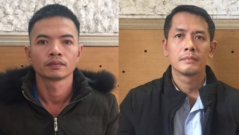 Khánh và Nam tại cơ quan công an Khánh và Nam tại cơ quan công an