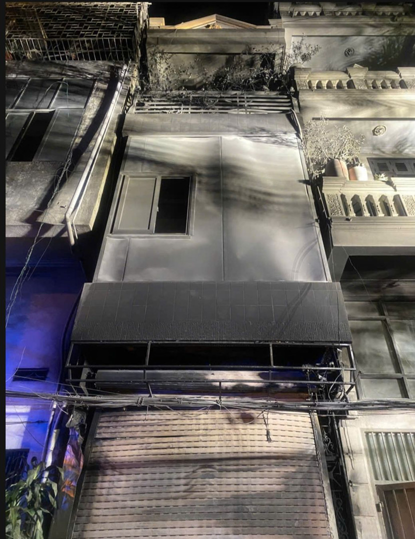 Hiện trường ngôi nhà xảy cháy