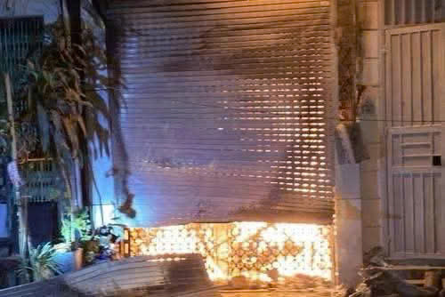 Nơi xảy cháy ngay tầng 1 của tòa nhà