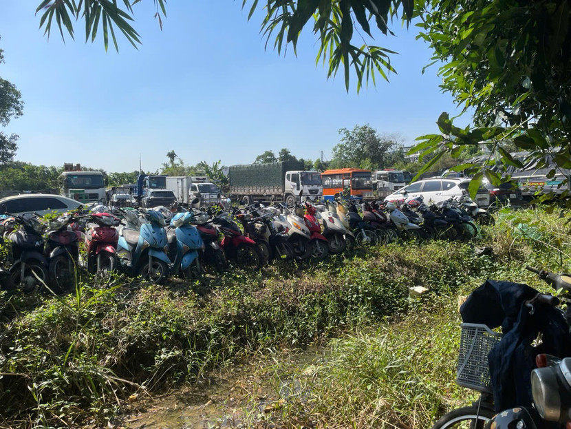 Hình ảnh hai khu đất giáp Trận địa pháo PPK theo phản ánh của người dân hiện đang bị lấn chiếm, sử dụng trái phép