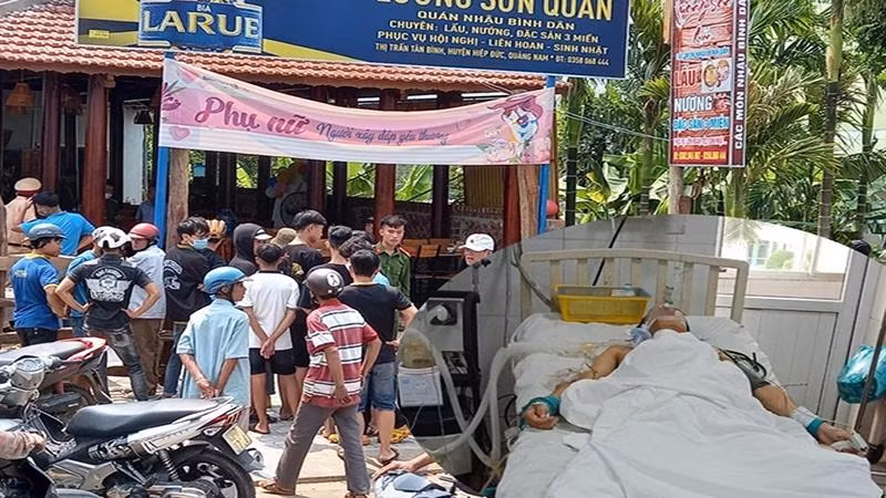 Hiện, lực lượng chức năng chưa thực hiện bắt tạm giam đối với Trần Văn Họp vì bị can này đang điều trị vết thương tại bệnh viện (Ảnh: Hoàn Nhân)