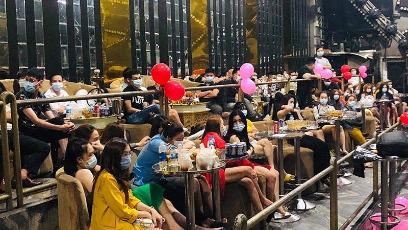 Công an đưa 220 người nghi vấn về làm việc, có 100 người dương tính với ma tuý