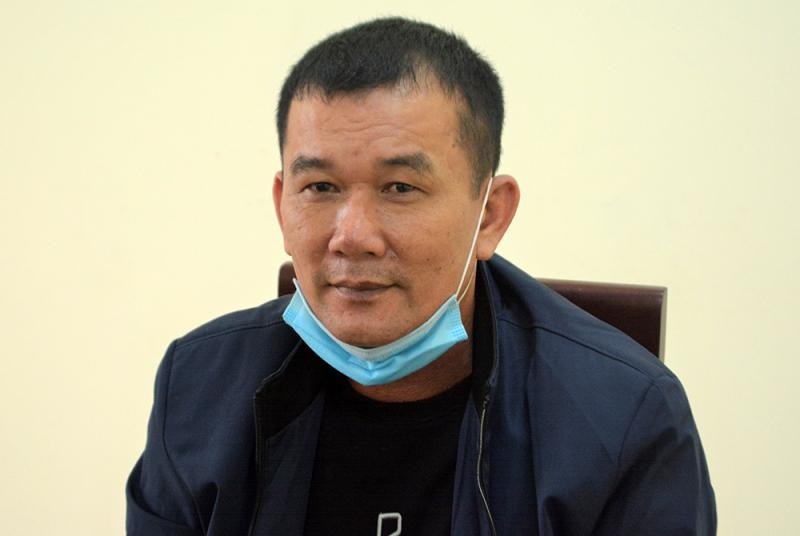 Đào Thế Hồng tại cơ quan công an