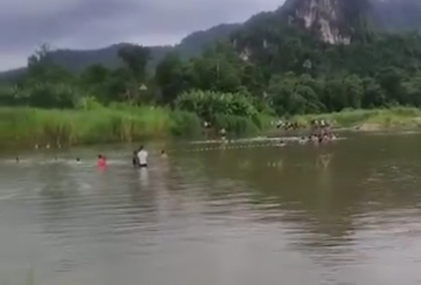 Khúc sông nơi anh em N. và K. gặp nạn Khúc sông nơi anh em N. và K. gặp nạn