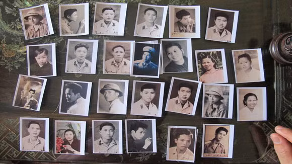 Những tấm di ảnh của các liệt sĩ trong trận đánh ác liệt năm 1966 Những tấm di ảnh của các liệt sĩ trong trận đánh ác liệt năm 1966