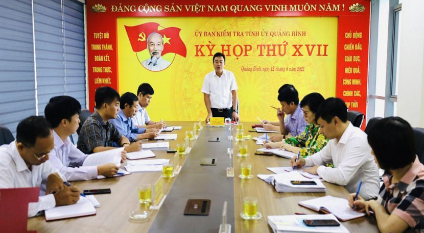 Ủy ban Kiểm tra (UBKT) Tỉnh ủy Quảng Bình đã họp Kỳ thứ 17