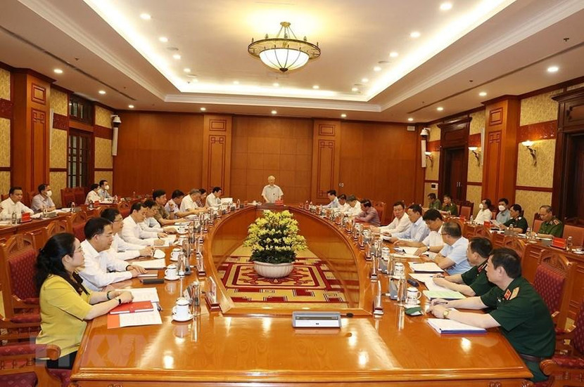 Toàn cảnh cuộc họp của Ban chỉ đạo