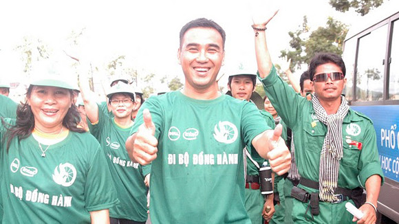 MC Quyền Linh tham dự lộ trình tại Đà Nẵng