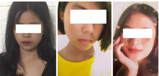 3 nữ sinh được công an giải cứu (ảnh: A.A) 3 nữ sinh được công an giải cứu (ảnh: A.A)