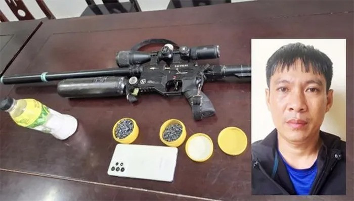 Nguyễn Minh Hợi cùng tang vật