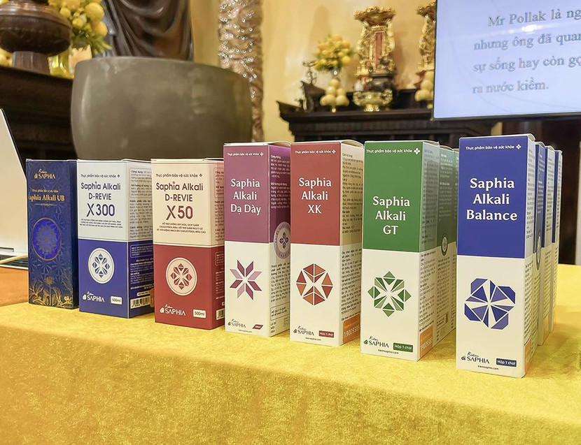 Kiềm Saphia có nhiều dòng sản phẩm phù hợp với từng tình trạng sức khỏe khách hàng