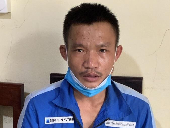 Lô Văn Hùng tại cơ quan công an Lô Văn Hùng tại cơ quan công an