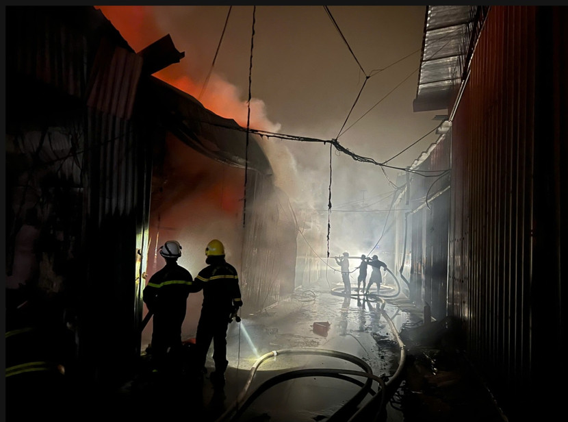 Tổ chức ngăn cháy lan sang công trình lân cận