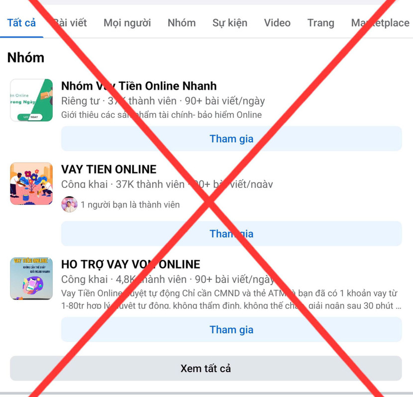 Các dịch vụ vay online nhan nhản trên mạng Các dịch vụ vay online nhan nhản trên mạng