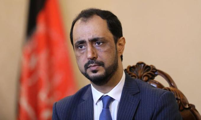 Đại sứ Afghanistan tại Trung Quốc trong một cuộc phỏng vấn tại Bắc Kinh hôm 5-8