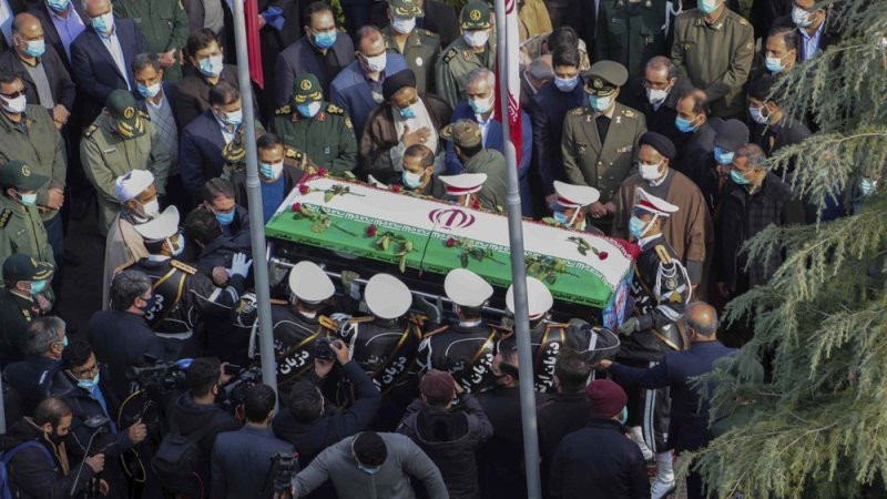 Lễ tang chuyên gia hạt nhân Mohsen Fakhrizadeh Lễ tang chuyên gia hạt nhân Mohsen Fakhrizadeh