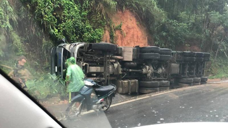 Hiện trường vụ tai nạn (Ảnh: Đỗ Thắng)