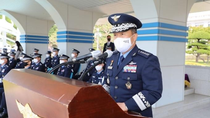 Đại tướng không quân Hàn Quốc Lee Seong-yong tại một sự kiện hôm 31-5