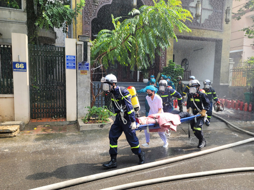 Tổng lực người và phương tiện tổ chức xử lý kịp thời, cứu người trước, cứu tài sản sau… Tổng lực người và phương tiện tổ chức xử lý kịp thời, cứu người trước, cứu tài sản sau…
