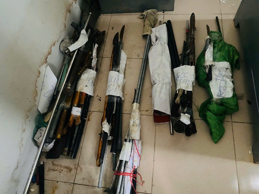 Số vũ khí thu hồi do người dân giao nộp