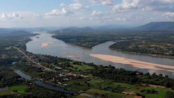 Sông Mekong đoạn chảy qua biên giới Thái Lan và Lào