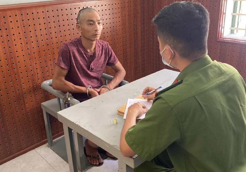 Lương Văn Lĩnh tại cơ quan công an Lương Văn Lĩnh tại cơ quan công an