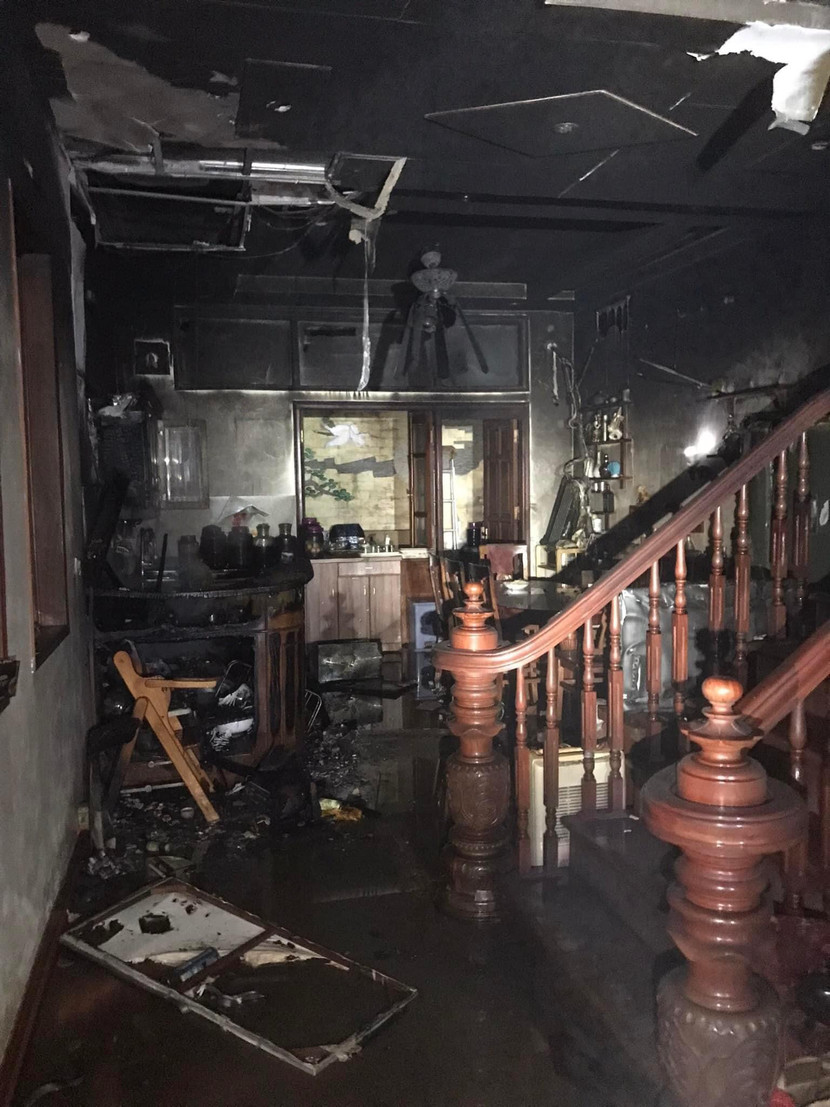 Nơi xảy cháy của ngôi nhà Nơi xảy cháy của ngôi nhà