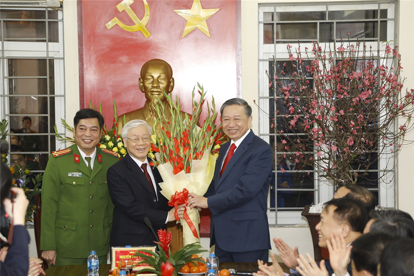 Chuyến thăm gửi gắm nhiều niềm tin của Tổng Bí thư Nguyễn Phú Trọng đến lực lượng Công an nhân dân
