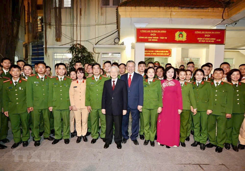 Mỗi cán bộ chiến sỹ Công an luôn ghi nhớ, khắc ghi từng lời căn dặn của Tổng Bí thư Nguyễn Phú Trọng